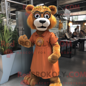Mascot character of a Rust...
