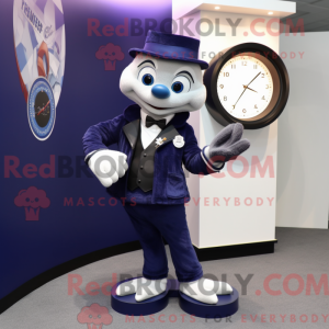 Mascot character of a Navy...