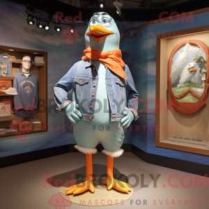 Mascottefiguur van een...