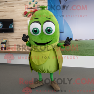 Mascot character of a Olive...