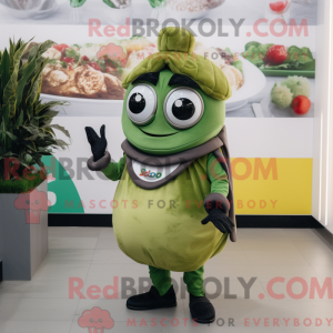 Postava maskota Olive Tacos...