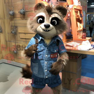 Mascot character of a Brown...