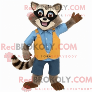 Mascottefiguur van een...