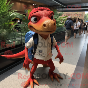 Mascot character of a Red...