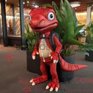 Mascot character of a Red...