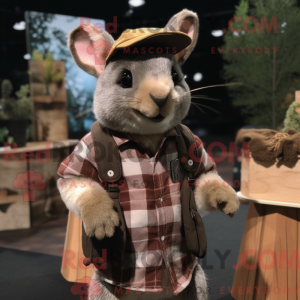 Mascottefiguur van een...