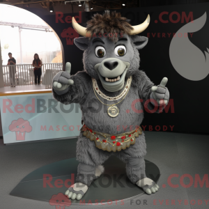 Mascot character of a Gray...