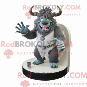 Mascot character of a Gray...
