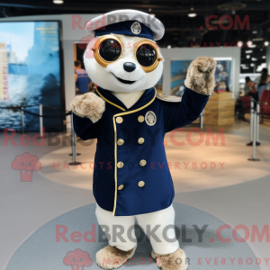 Mascot character of a Navy...
