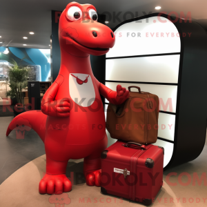 Mascot character of a Red...