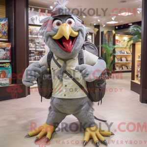 Mascot character of a Gray...