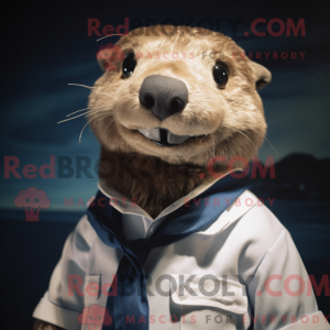 Mascottefiguur van een...