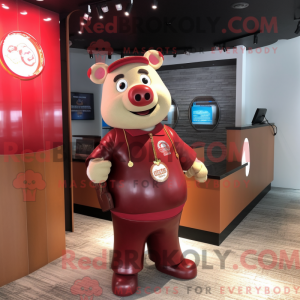 Mascot character of a...