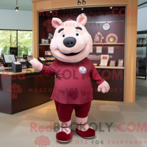 Mascottekarakter van een...