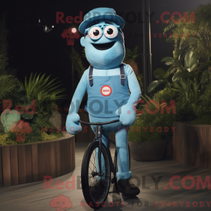 Mascot character of a Cyan...