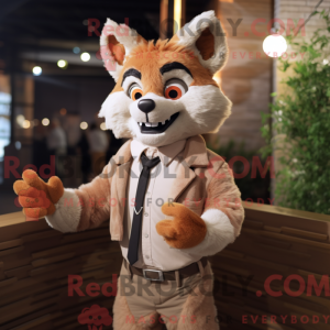 Postava maskota Tan Fox...