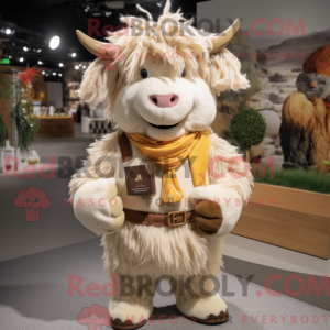Personaje mascota de un Yak...