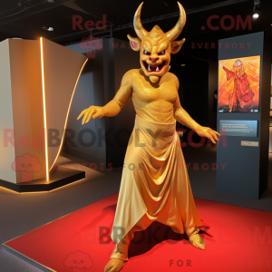 Mascot character of a Gold...