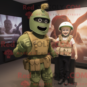 Mascot karakter van een...