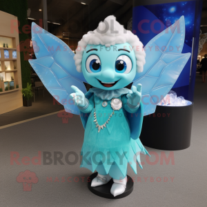 Cyan Tooth Fairy mascotte...