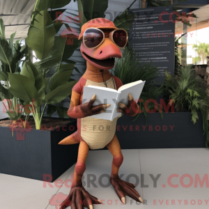Mascot character of a Rust...