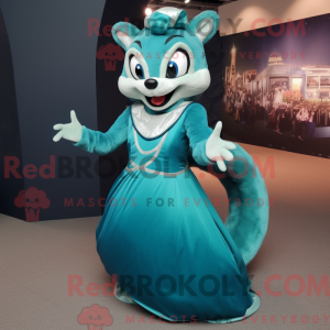 Mascottefiguur van een...