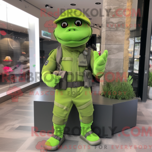 Mascot character of a Lime...