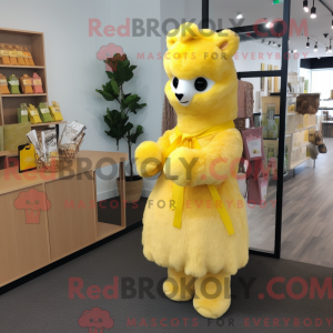 Mascottekarakter van een...