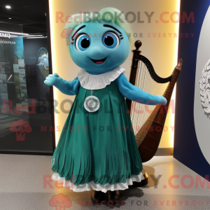 Mascot character of a Cyan...
