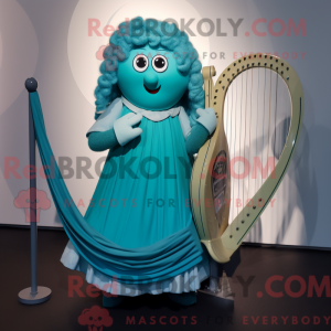 Mascot character of a Cyan...