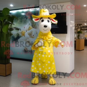 Mascottefiguur van een...