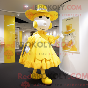 Mascottefiguur van een...