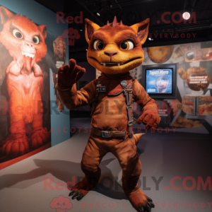 Personagem de máscara de...