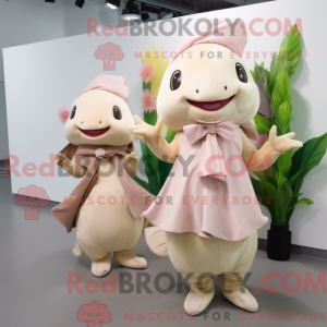 Mascot karakter van een...