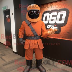 Personagem de máscara de...