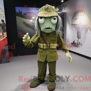 Mascot karakter van een...