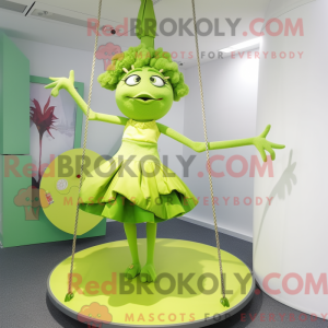 Mascot character of a Lime...