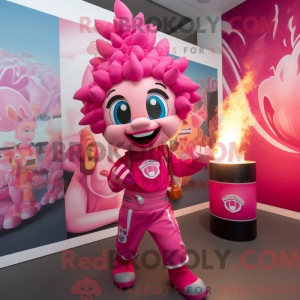 Mascot karakter van een...
