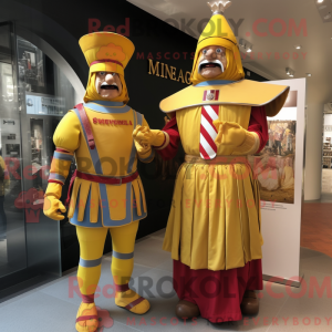 Mascot character of a Gold...