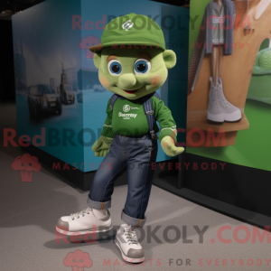 Mascot karakter van Olive...