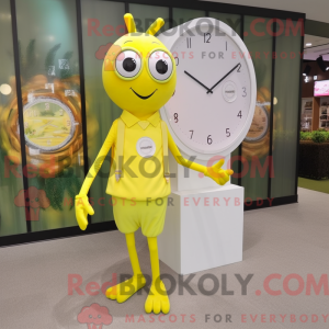 Mascot character of a Lemon...
