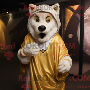 Mascot karakter van een...