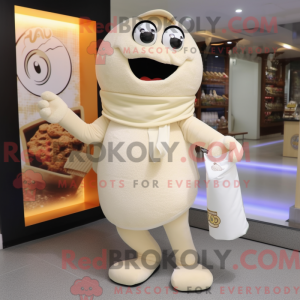 Mascot character of a Cream...