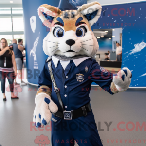 Mascot character of a Navy...