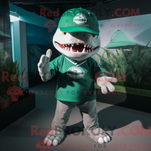 Mascot character of a Green...