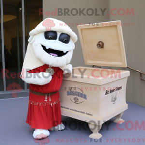 Mascot character of a Cream...