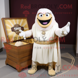 Mascot character of a Cream...