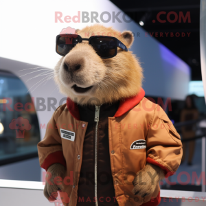 Mascot karakter van een...