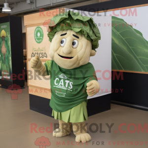 Mascot character of a Olive...