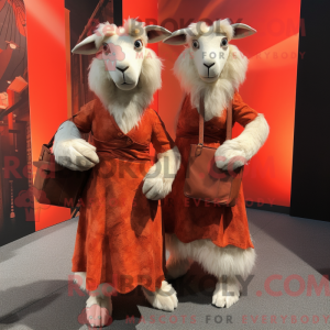 Mascottefiguur van een...